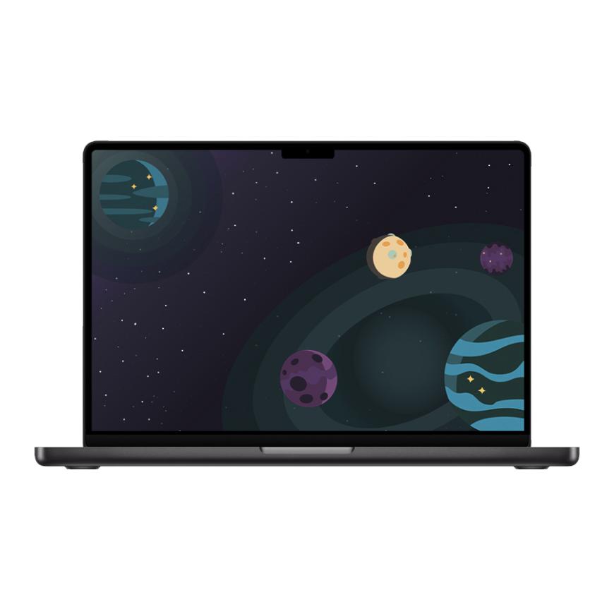 Ноутбук Apple MacBook Pro 14" MDE34 (M5 10-Core, GPU 10-Core, 24GB, 1TB) («Чёрный космос» | Space Black)