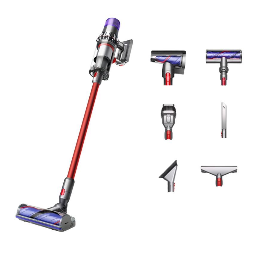 Беспроводной вертикальный пылесос Dyson V11 Extra (SV28) (Nickel/Red) (2023)