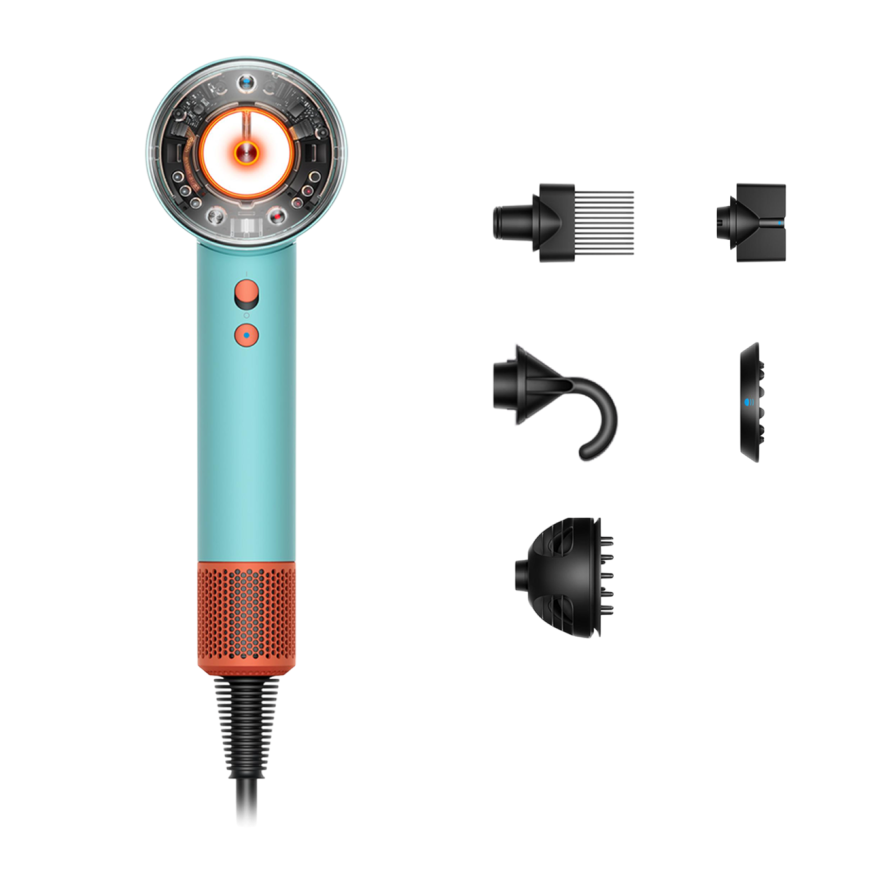 Фен Dyson HD16 Supersonic Nural Hair Dryer Curly+Coily (Ceramic Patina/Topaz Orange) (2024)