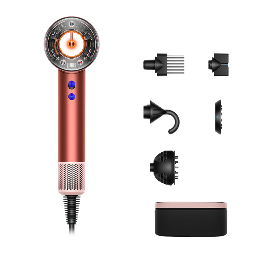 Фен Dyson HD16 Supersonic Nural Hair Dryer Curly+Coily Gift Edition (Strawberry Bronze/Blush Pink) (2024)