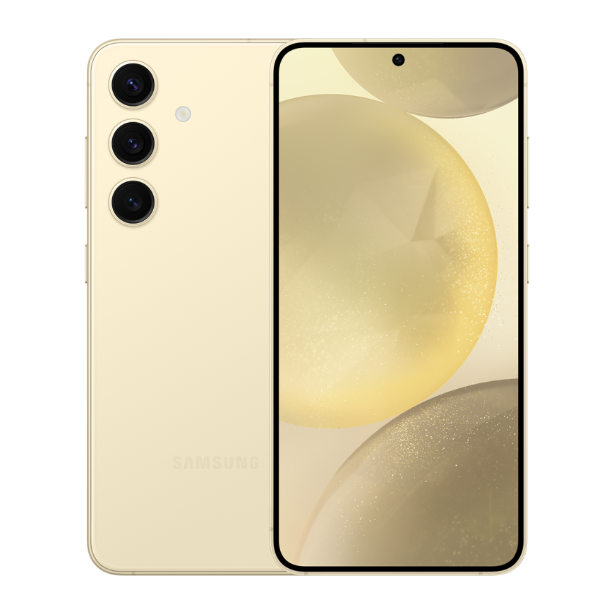 Смартфон Samsung Galaxy S24 8 ГБ | 128 ГБ (Жёлтый | Amber Yellow) (Snapdragon)