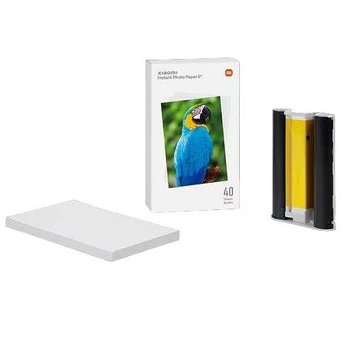 Фотобумага для фотопринтера Xiaomi Instant Photo Printer 1S Paper 6" (40 листов) (версия Global)