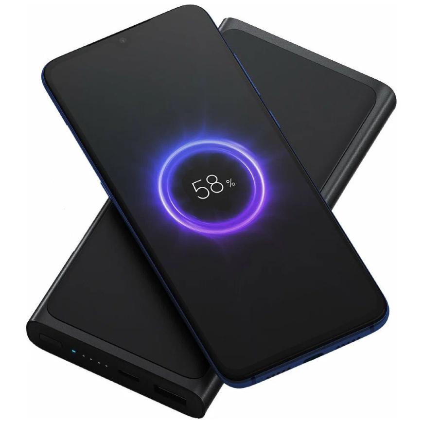 Внешний аккумулятор с беспроводной зарядкой Xiaomi 10W Wireless Power Bank (10000 мА·ч) (версия Global)