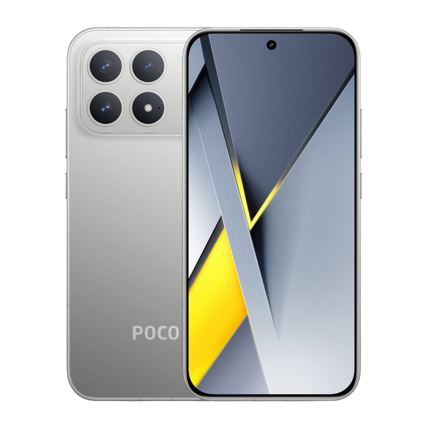 Смартфон Xiaomi POCO F8 Pro 12 ГБ + 256 ГБ («Серый титан» | Titanium Silver) (версия Global)