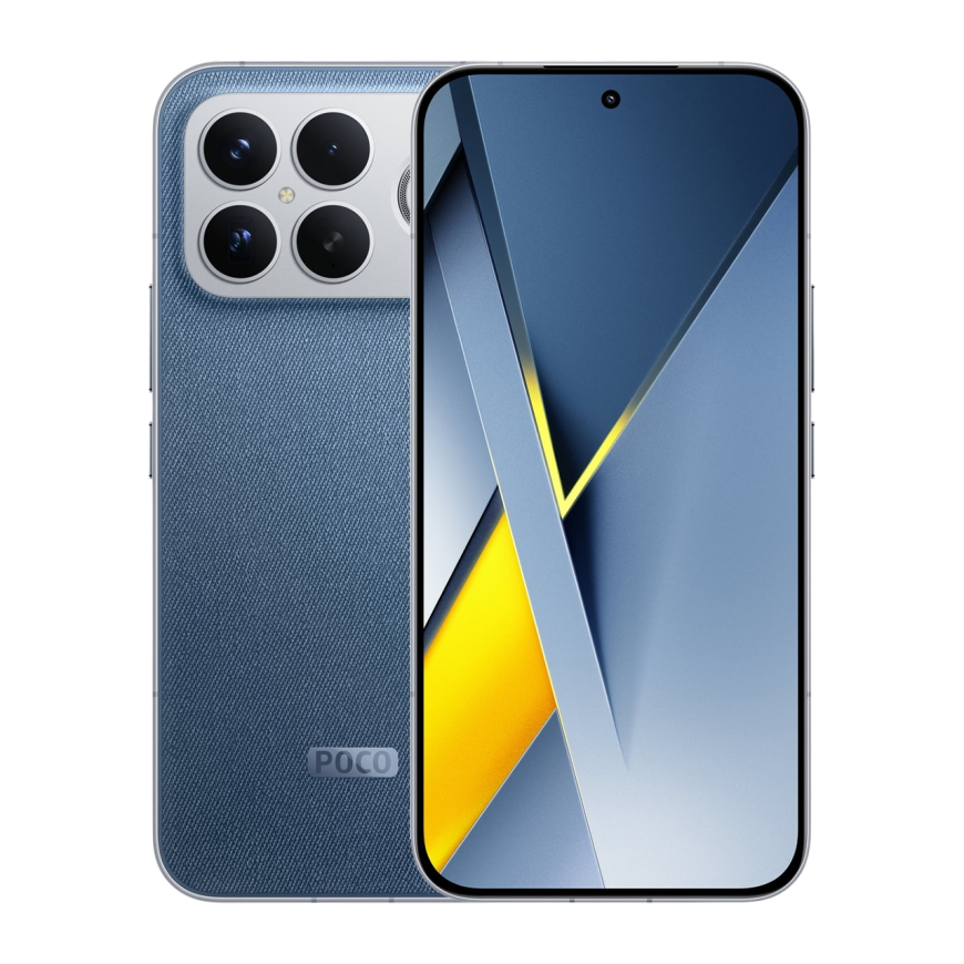 Смартфон Xiaomi POCO F8 Ultra 12 ГБ + 256 ГБ («Синий деним» | Denim Blue) (версия Global)