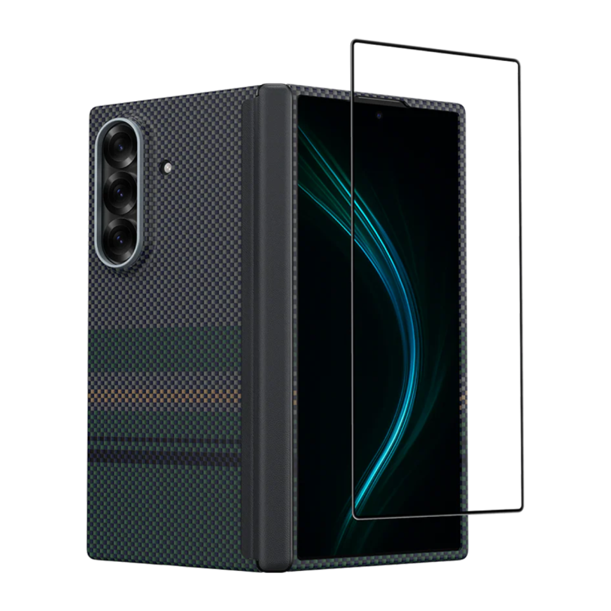Кевларовый чехол MagSafe с защитой шарнира Benks ArmorAir Aurora Grand Combo для Samsung Galaxy Z Fold7