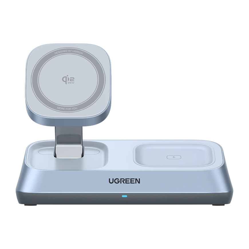 Зарядная станция MagSafe Ugreen MagFlow для iPhone, Apple Watch и AirPods (Qi2.2) (W711)