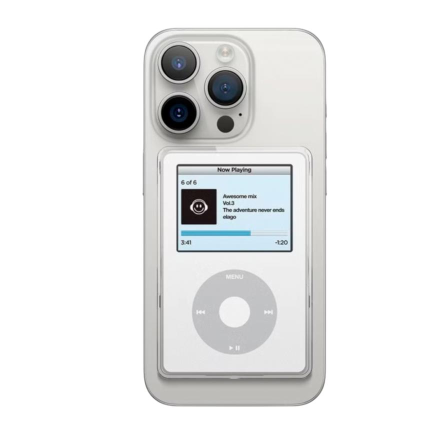 Прозрачный чехол-бумажник MagSafe elago iPod Clear Card Pocket