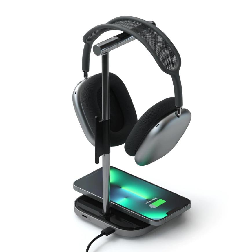 Подставка MagSafe с беспроводной зарядкой Satechi для наушников (ST-UCHSMC)