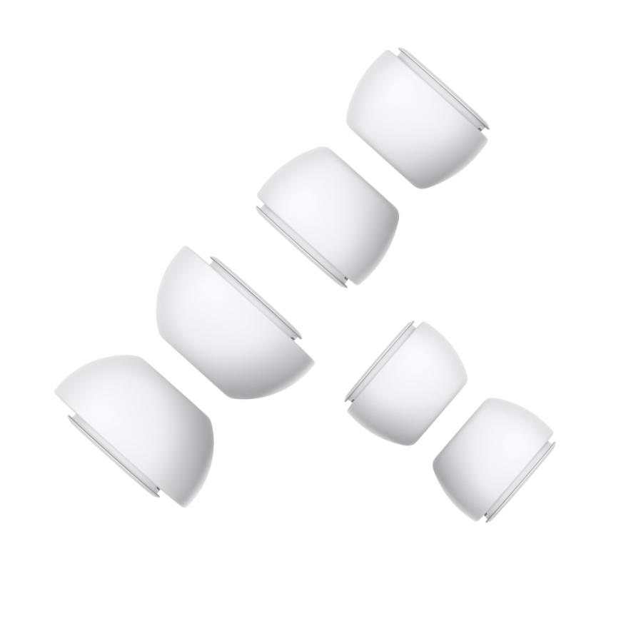 Силиконовые амбушюры Apple для AirPods Pro и Pro 2 (размеры XS, S и L) (3 пары) (OEM)