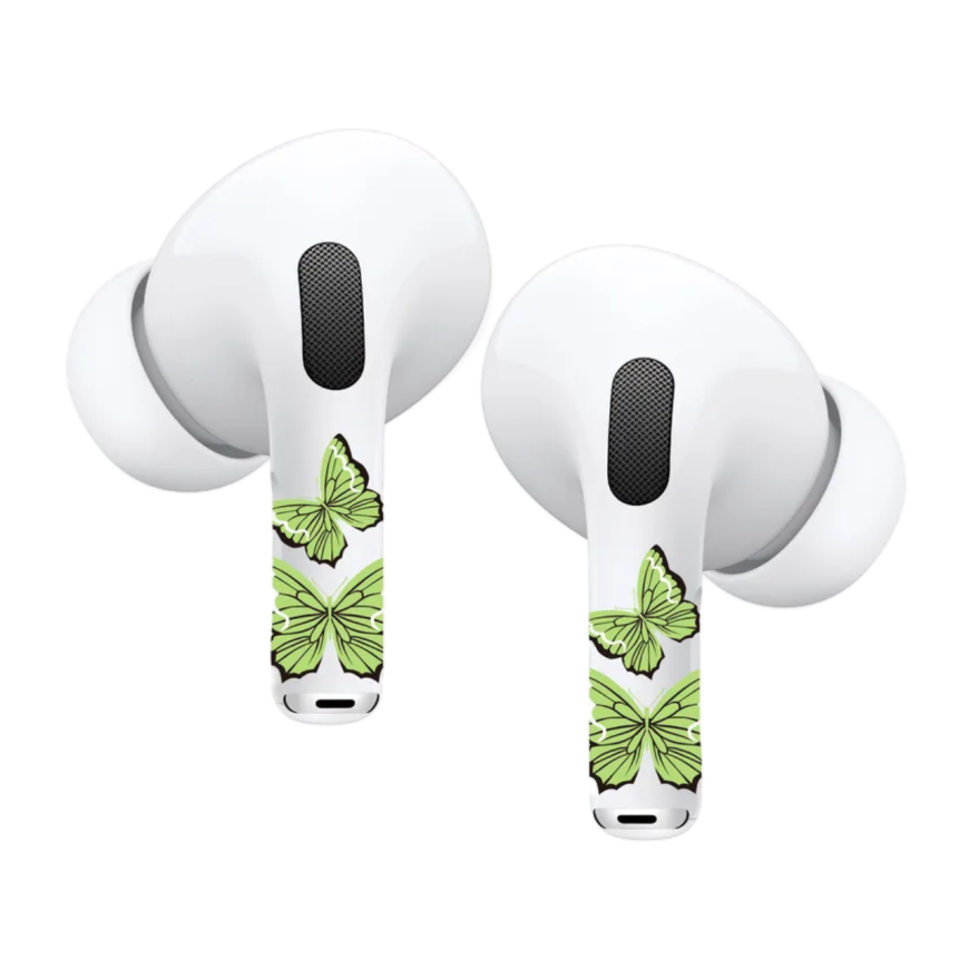 Виниловые наклейки VLP Easy Art «Бабочки» для AirPods Pro 2–3