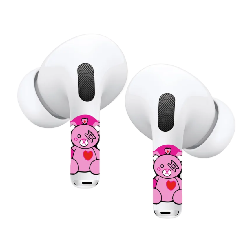 Виниловые наклейки VLP Easy Art «Плюшевый мишка» для AirPods Pro 2–3