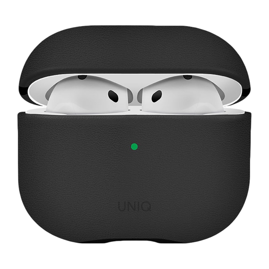 Кожаный чехол с ремешком Uniq Lyden DS для AirPods 4
