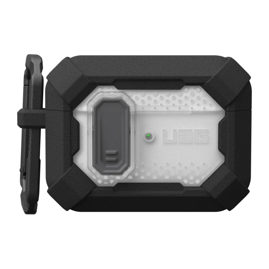 Защитный гибридный чехол с карабином и защёлкой UAG Plasma для AirPods Pro 2