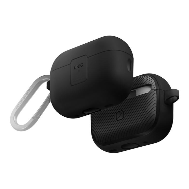 Термополиуретановый чехол с карабином и защёлкой Uniq Clyde для AirPods Pro 2