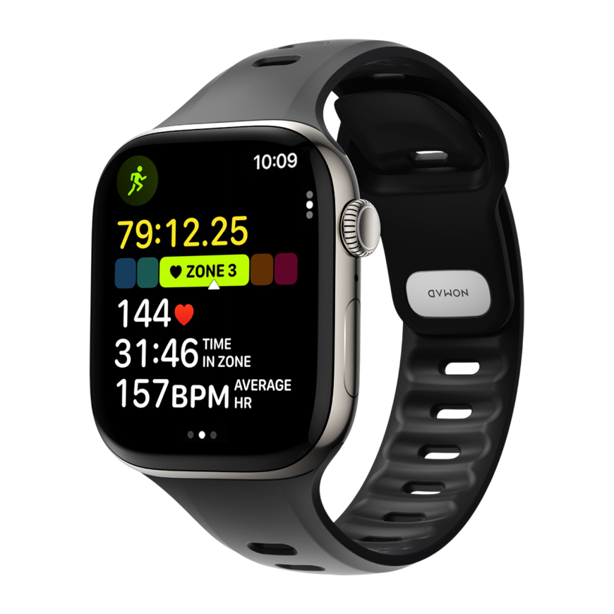 Спортивный ремешок Nomad Tempo Band для Apple Watch 44, 45, 46 мм и Ultra 2–3