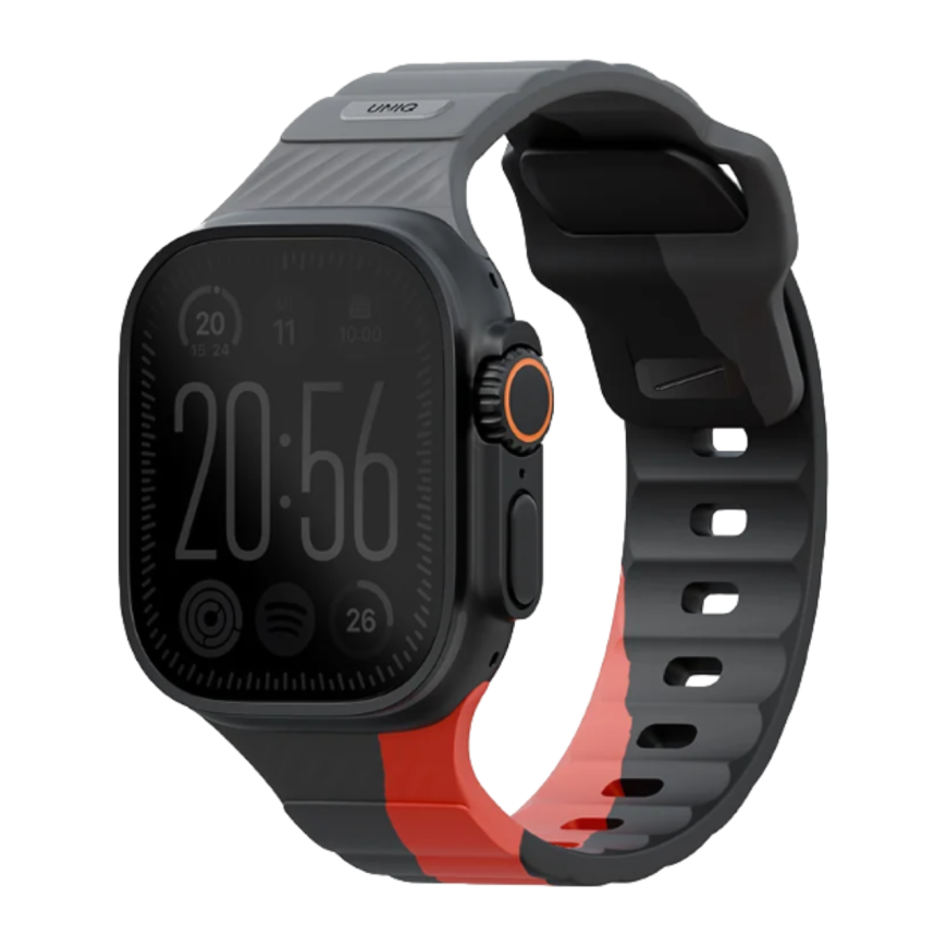 Спортивный ремешок Uniq Stride DE для Apple Watch 44, 45, 46 мм и Ultra 2–3