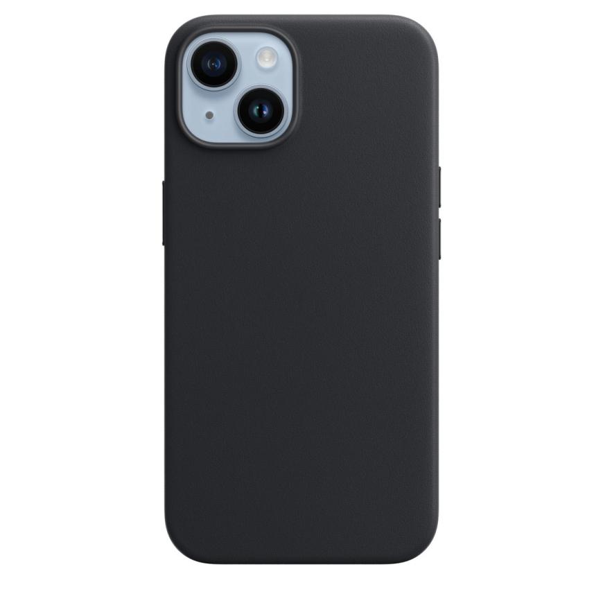 Кожаный чехол MagSafe Apple Leather Case для iPhone 14