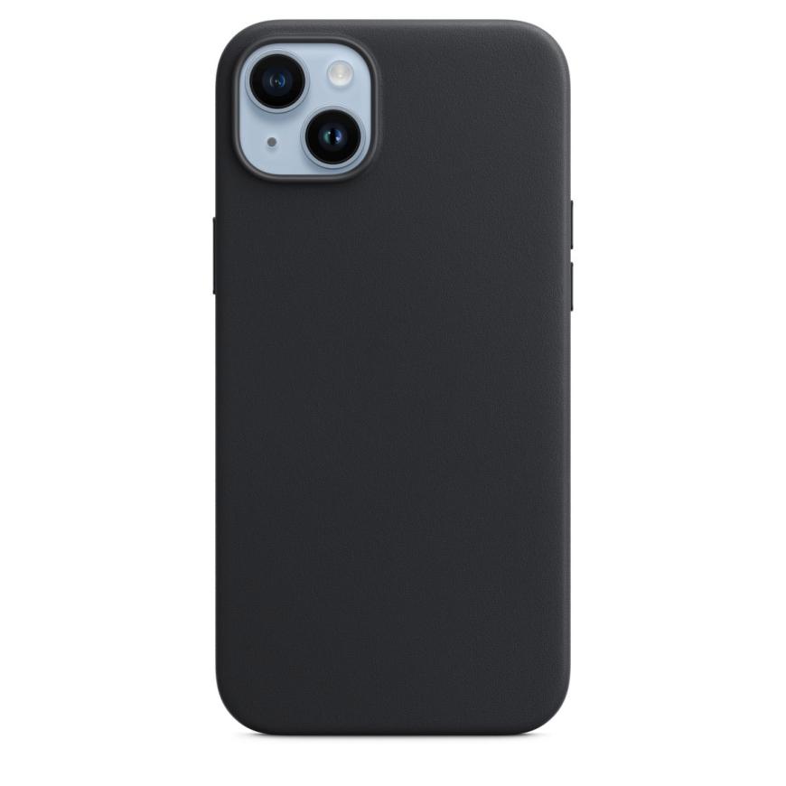 Кожаный чехол MagSafe Apple Leather Case для iPhone 14 Plus