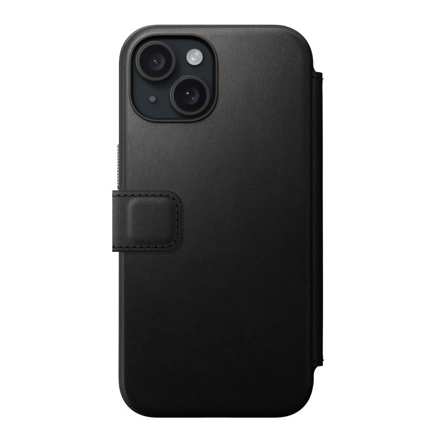 Кожаный чехол-книжка MagSafe Nomad Modern Leather Folio для iPhone 15