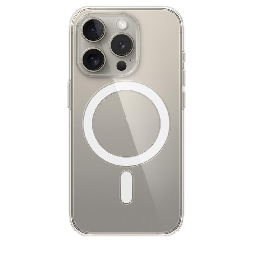 Прозрачный чехол MagSafe Apple Clear Case для iPhone 15 Pro