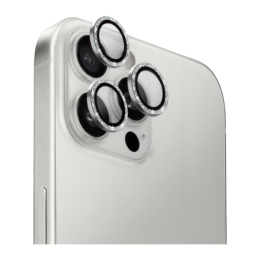 Защитное стекло для камеры Uniq Optix AluGuard Shimmery для iPhone 15 Pro, 15 Pro Max, 16 Pro и 16 Pro Max