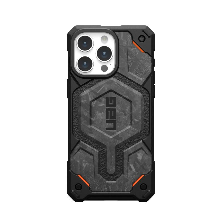 Защитный чехол MagSafe UAG Monarch Pro Forged Carbon Limited Edition для iPhone 15 Pro Max