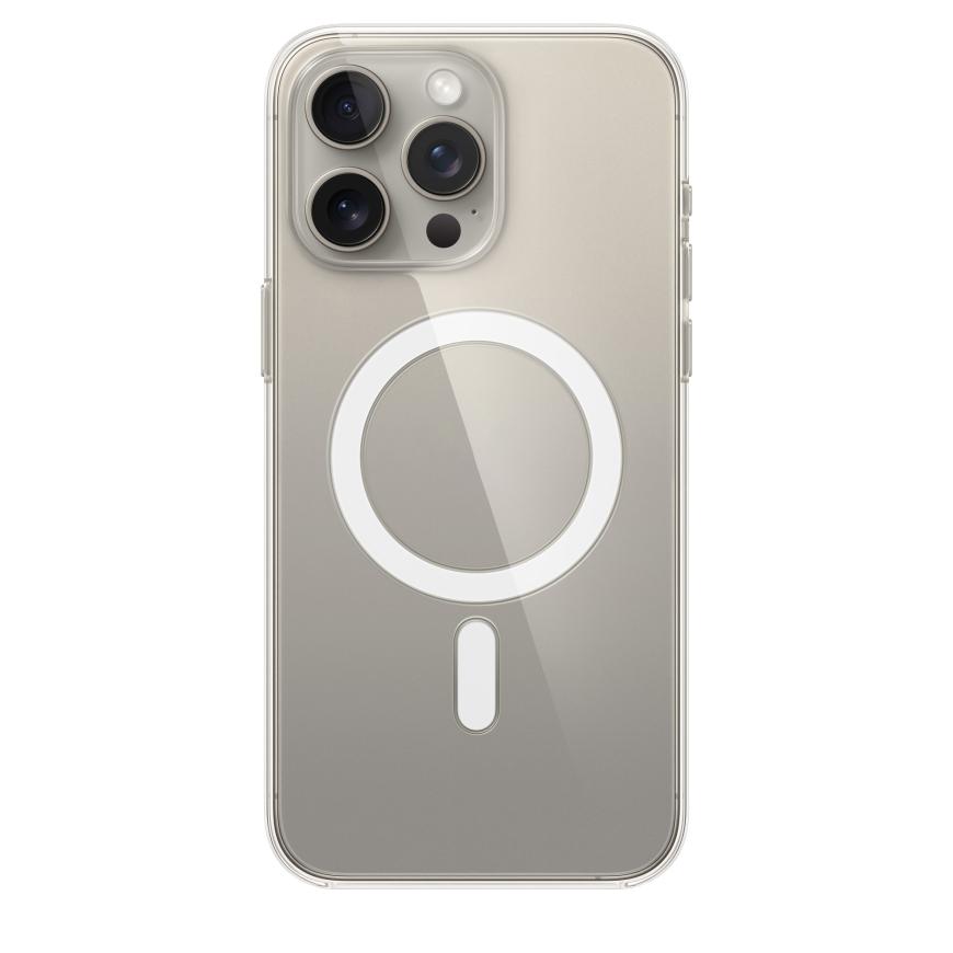 Прозрачный чехол MagSafe Apple Clear Case для iPhone 15 Pro Max