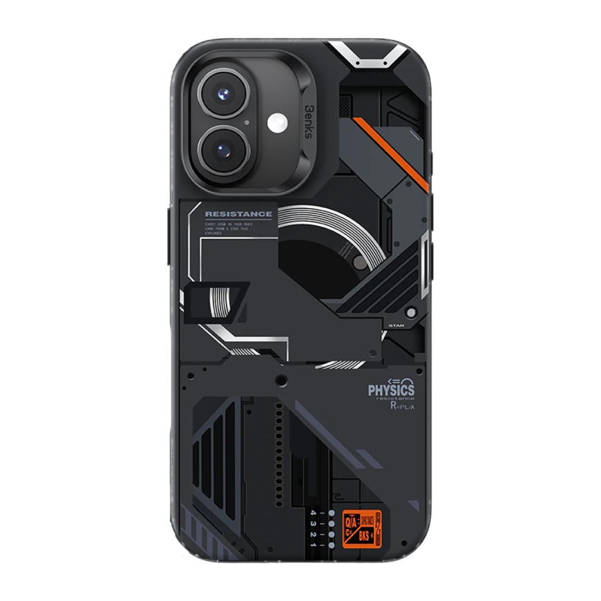 Пластиковый чехол MagSafe Benks Perspective Mecha для iPhone 16 Plus