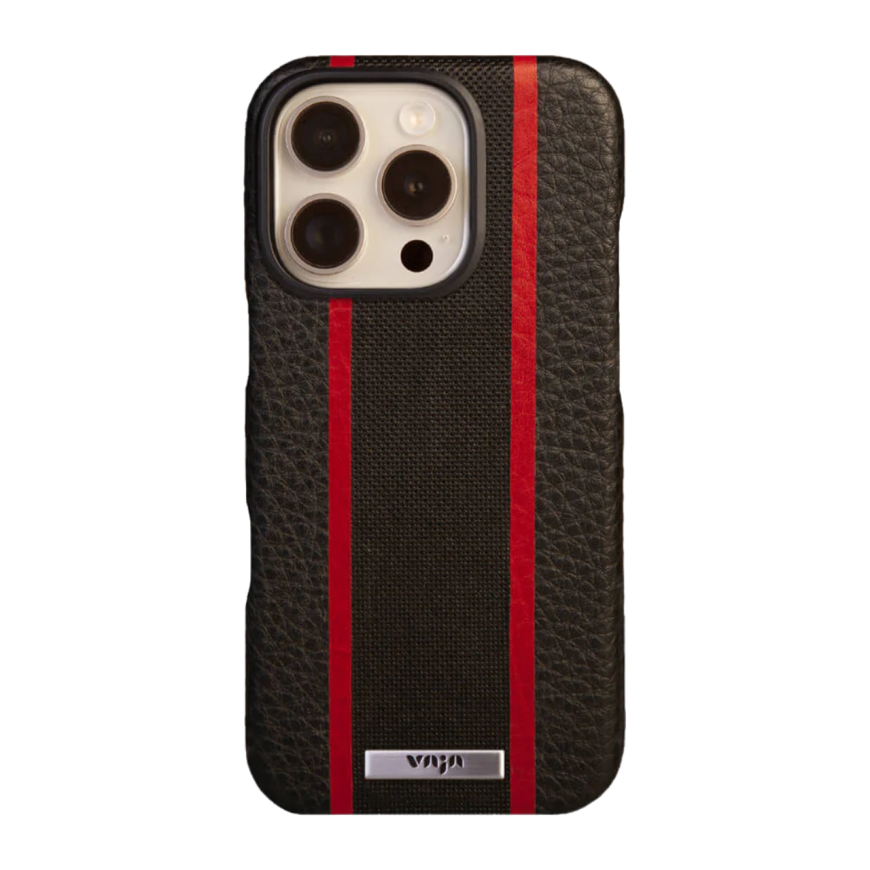 Кожаный чехол MagSafe Vaja Grip GTX V-Mag для iPhone 16 Pro