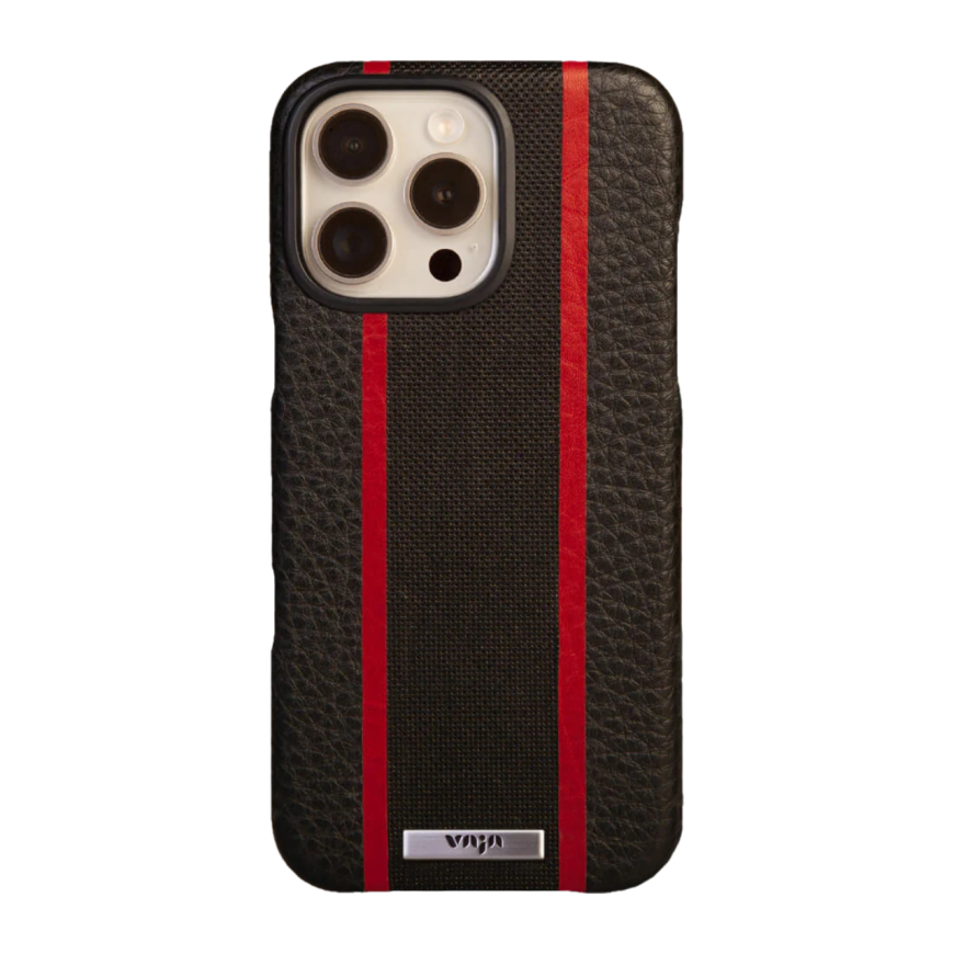 Кожаный чехол MagSafe Vaja Grip GTX V-Mag для iPhone 16 Pro Max