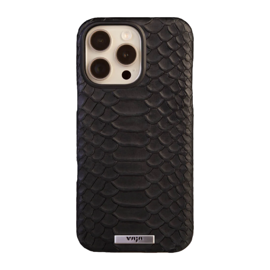 Кожаный чехол MagSafe Vaja Grip Kobra V-Mag для iPhone 16 Pro Max