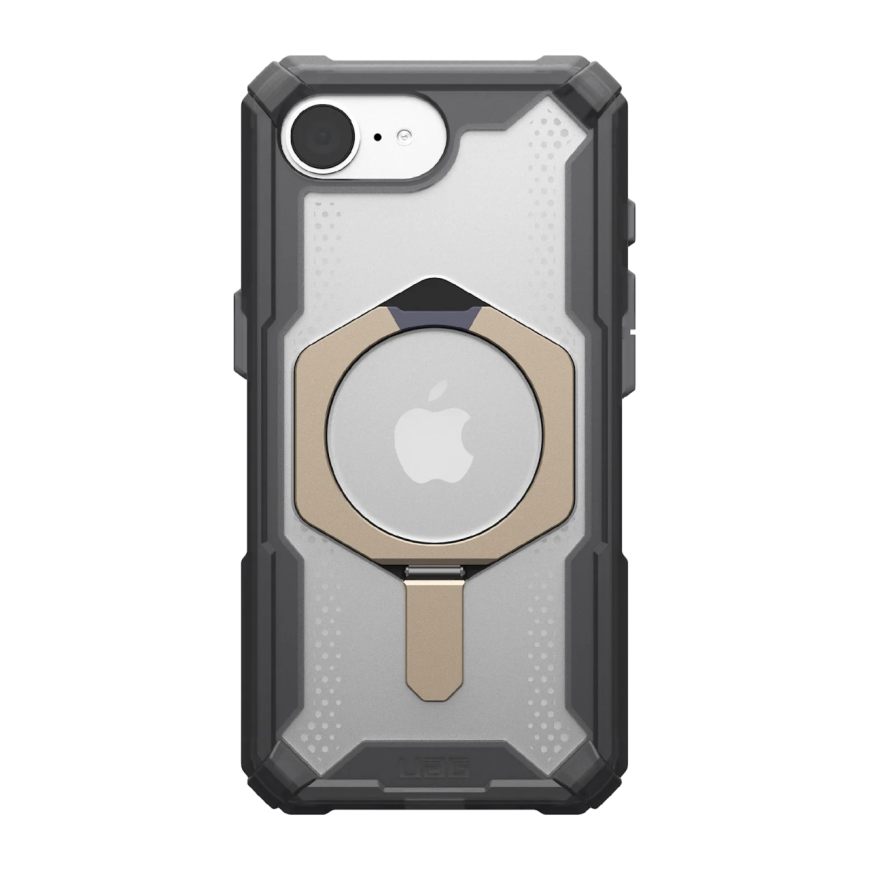 Защитный прозрачный чехол MagSafe с подставкой UAG Plasma XTE для iPhone 16e и 17e
