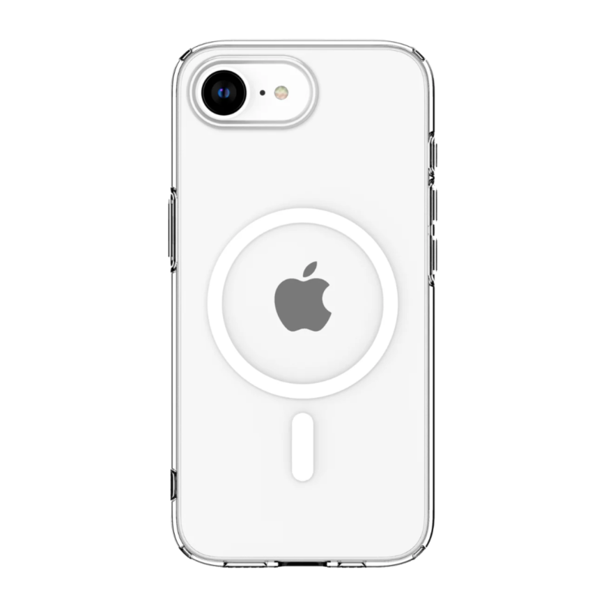 Прозрачный чехол MagSafe Spigen Liquid Crystal (Mag Fit) для iPhone 16e и 17e