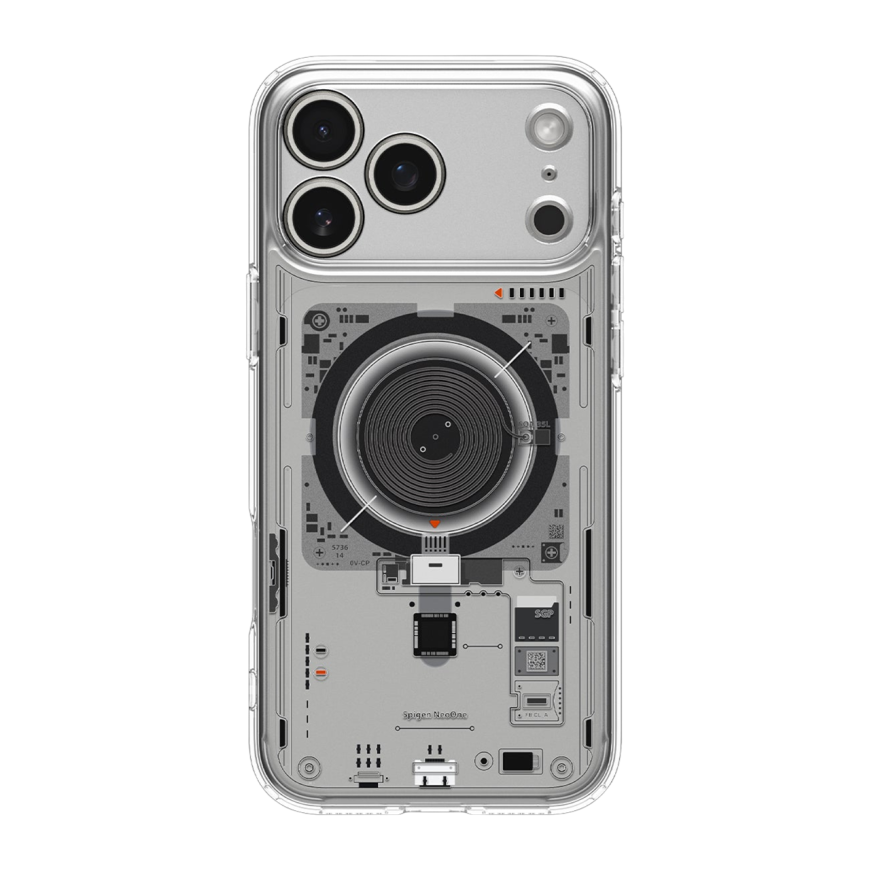 Прозрачный чехол MagSafe Spigen Ultra Hybrid Neo One (Mag Fit) для iPhone 17 Pro