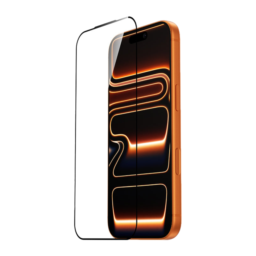 Глянцевое защитное стекло с сапфировым покрытием Benks GlassWarrior 2.0 Sapphire EZFita для iPhone 17 Pro