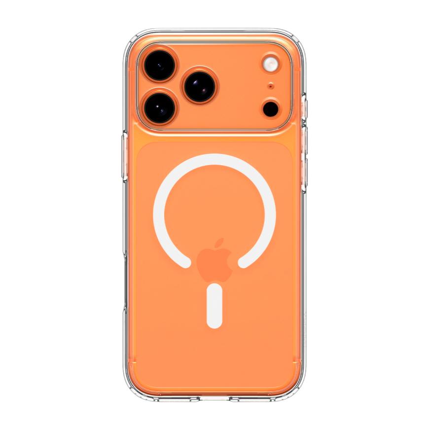 Прозрачный чехол MagSafe Spigen Ultra Hybrid (Mag Fit) для iPhone 17 Pro