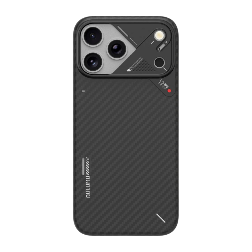 Арамидный чехол MagSafe Aulumu A17 Aramid Fiber Case для iPhone 17 Pro Max