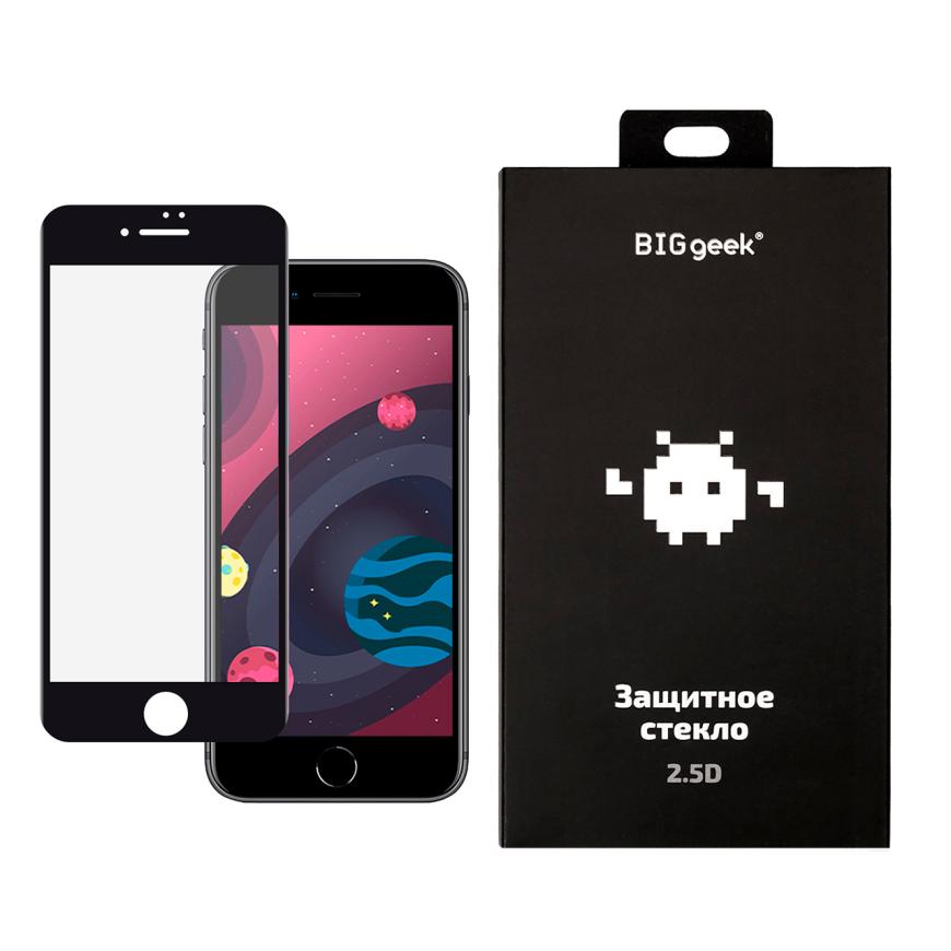 Глянцевое защитное стекло Big Geek для iPhone 7, 8 и SE 2-го и 3-го поколений (2020–2022)