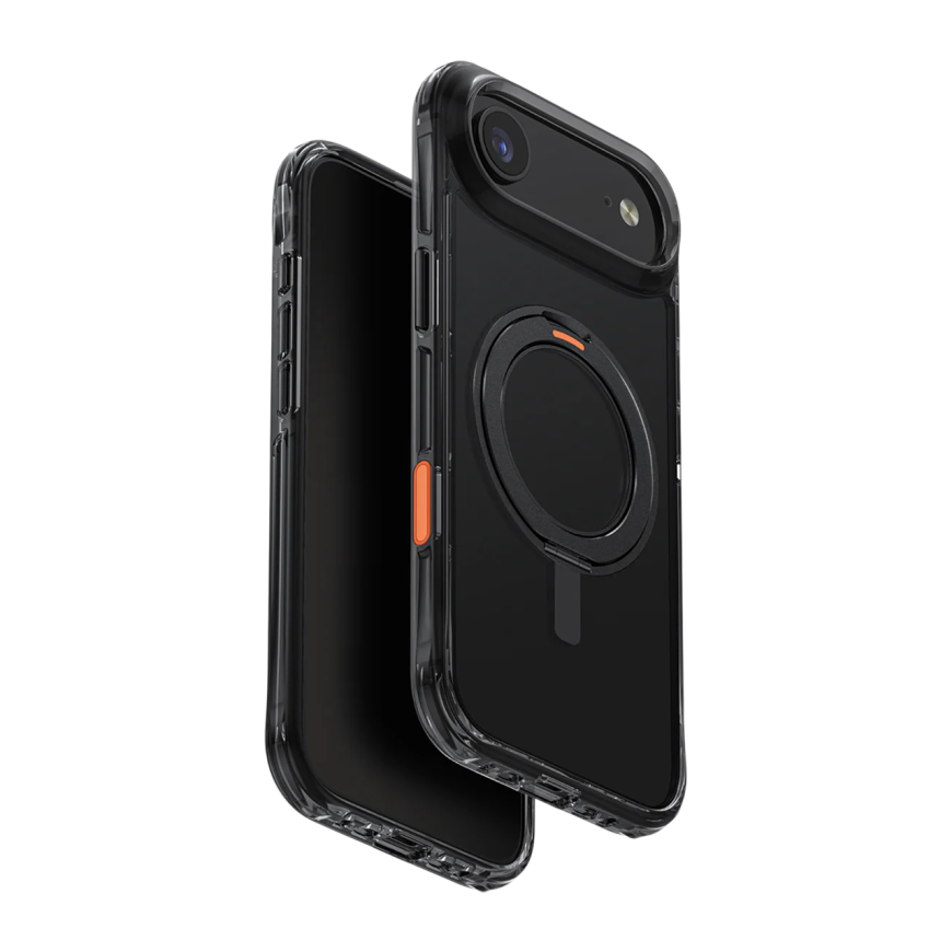Прозрачный чехол MagSafe с подставкой Uniq Swivix для iPhone Air