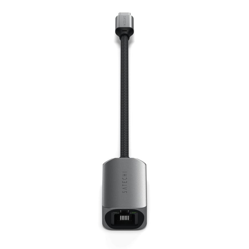 Переходник с оплёткой Satechi USB-C — 2.5 Gigabit Ethernet