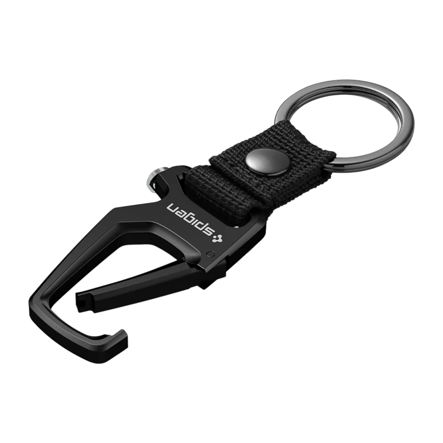 Заводное кольцо для ключей с карабином Spigen Key Ring