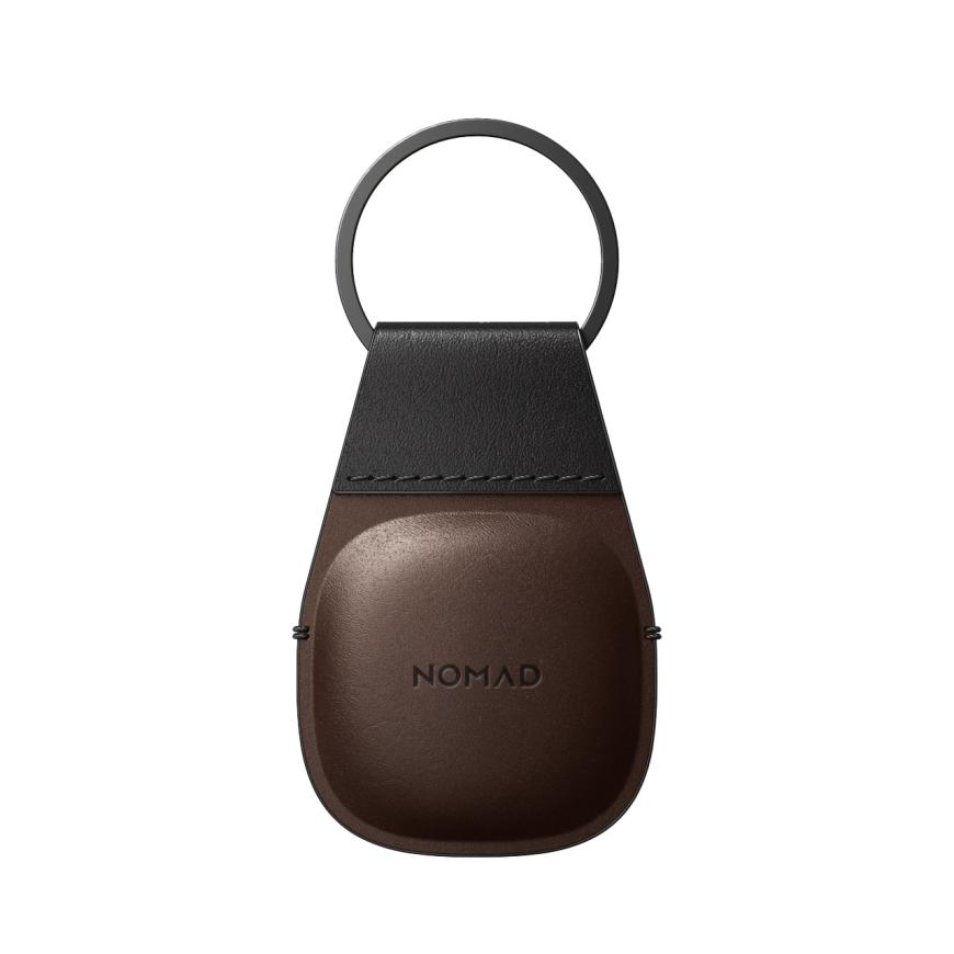 Кожаный брелок с заводным кольцом Nomad Horween для AirTag