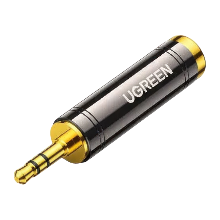 Переходник Ugreen 3,5 мм TRS — разъём 6,35 мм (AV168)