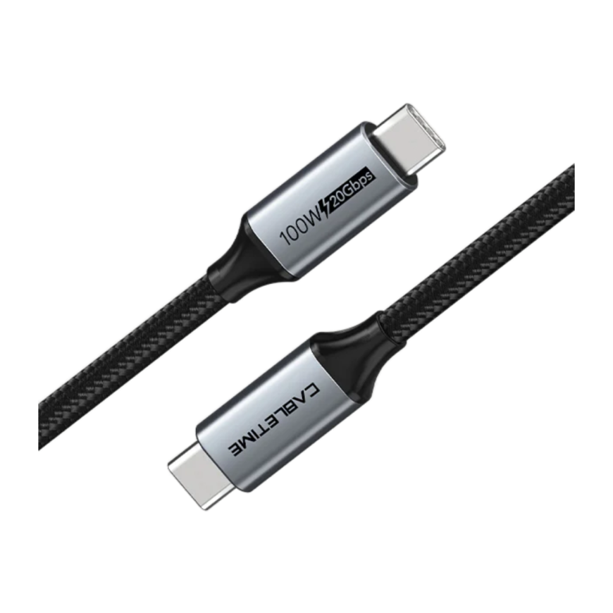 Кабель с оплёткой CABLETIME USB-C (USB 3.2 Gen 2x2) (1,5 м)