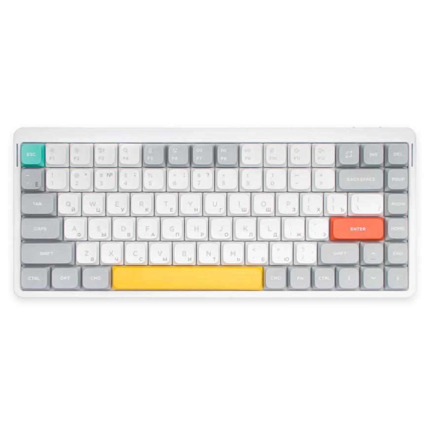 Беспроводная механическая клавиатура NuPhy Air75 V2 («Ионический белый» | Ionic White)