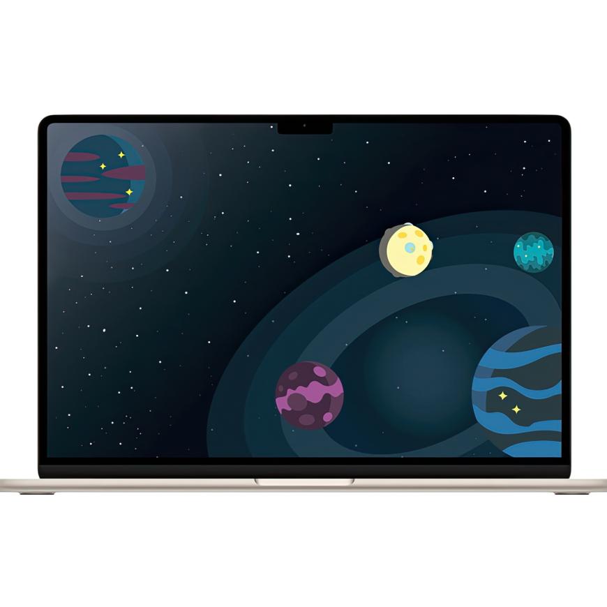 Ноутбук Apple MacBook Air 15” MDVE4 (M5 10-Core, GPU 10-Core, 16GB, 1TB) («Сияющая звезда» | Starlight)