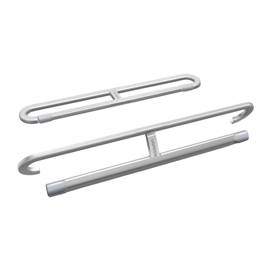 Складная металлическая подставка на клейкой основе Ugreen для MacBook Air, Neo и Pro 13–16" (LP846)