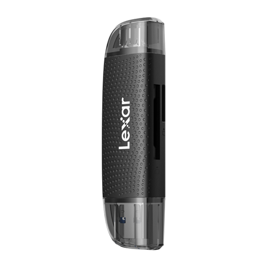 Картридер с ремешком Lexar RW300 USB-C, USB-A — microSD, SD
