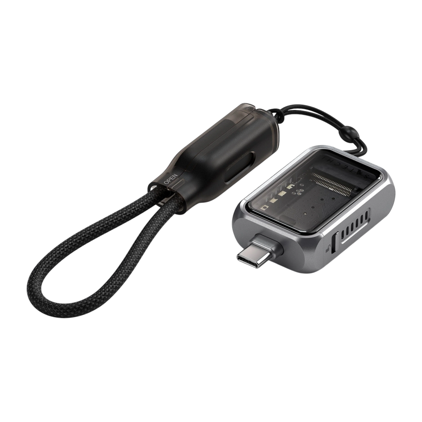 Корпус-брелок для SSD с активным охлаждением Satechi Mini NVMe SSD Enclosure (USB-C)